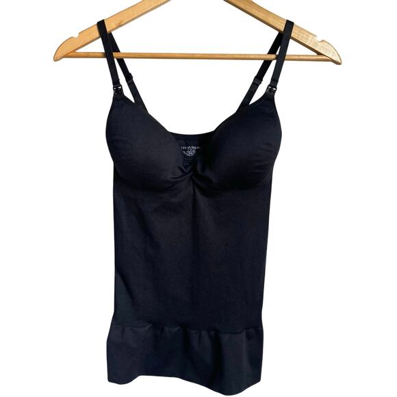 PEA IN THE POD Clip Down Nursing‎ Cami Tank S Built in Bra Shapewear Postpartum - Picture 5 of 10